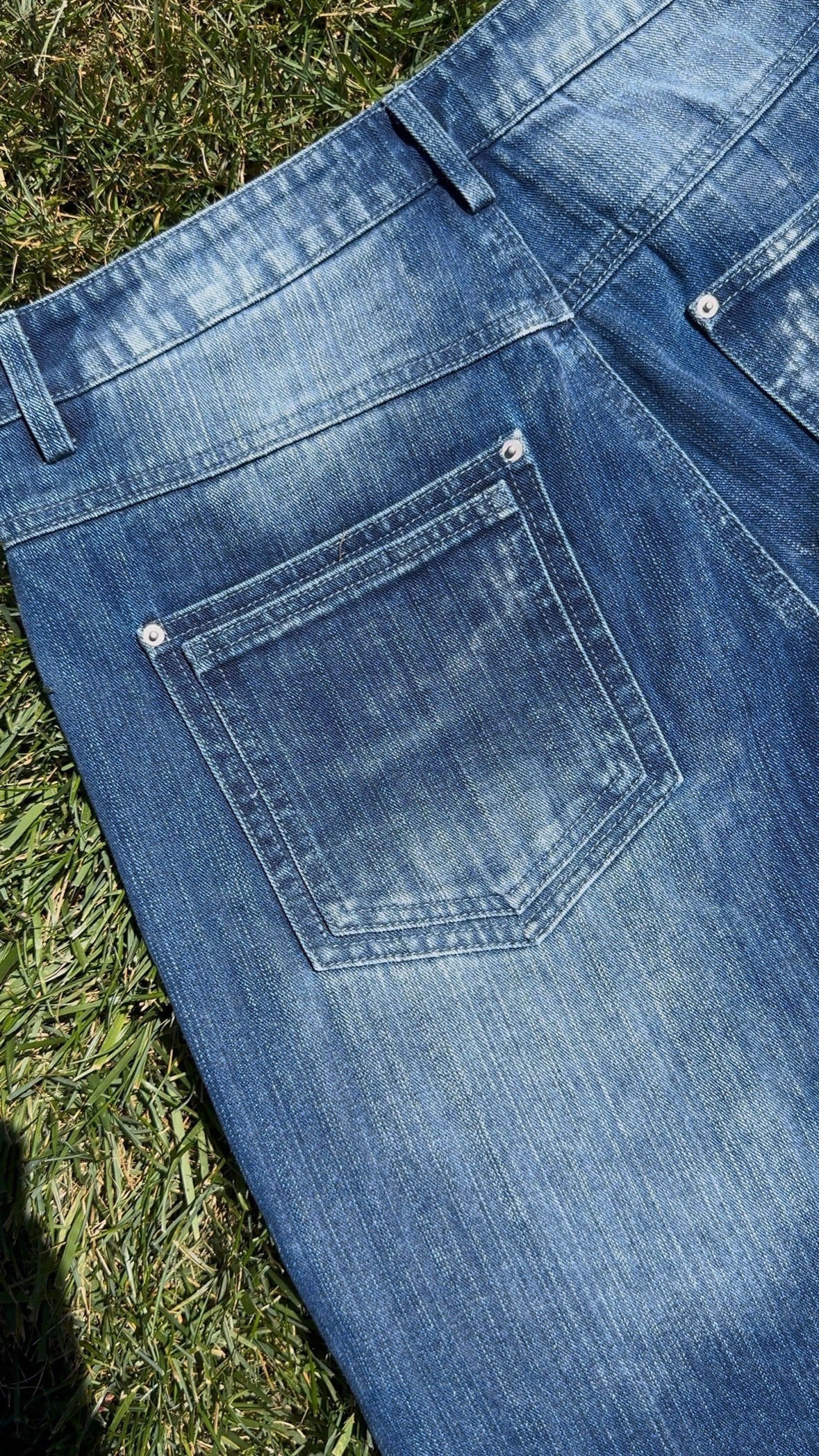 "face" slub denim