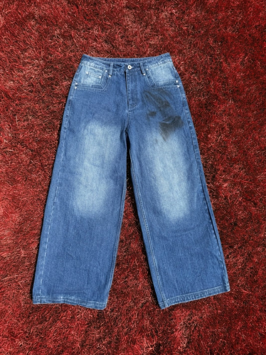 "face" slub denim