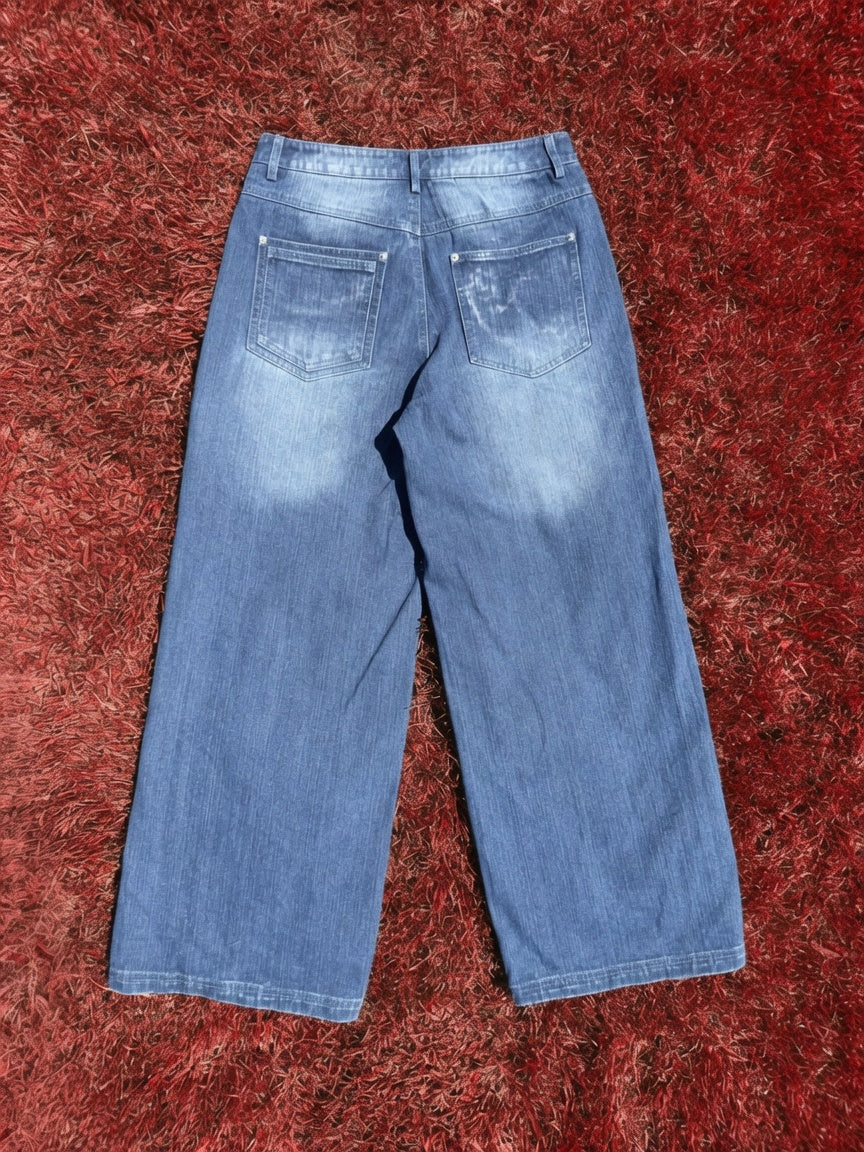 "face" slub denim